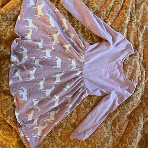 Tea Collection Lavender Horse Print Dress